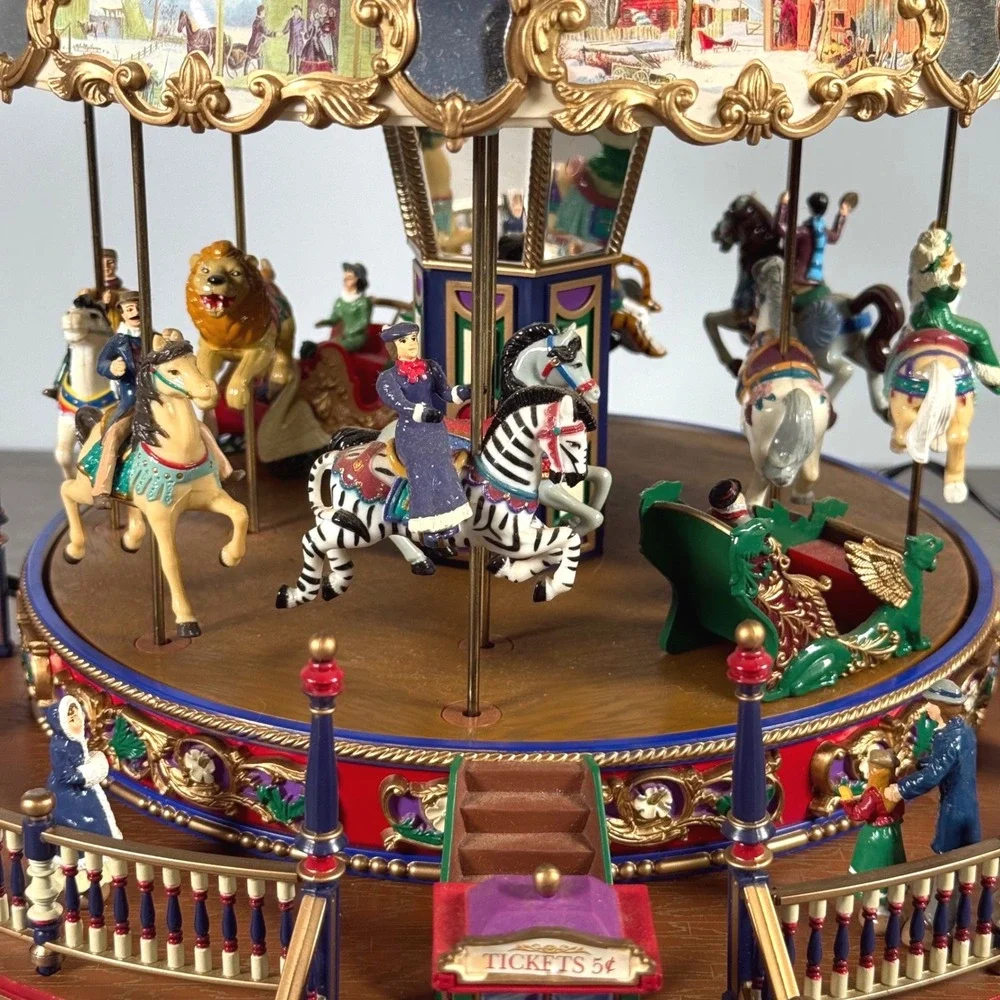 Mr. Christmas Holiday Around The Carousel Musical Animated 30 Songs 2002 China